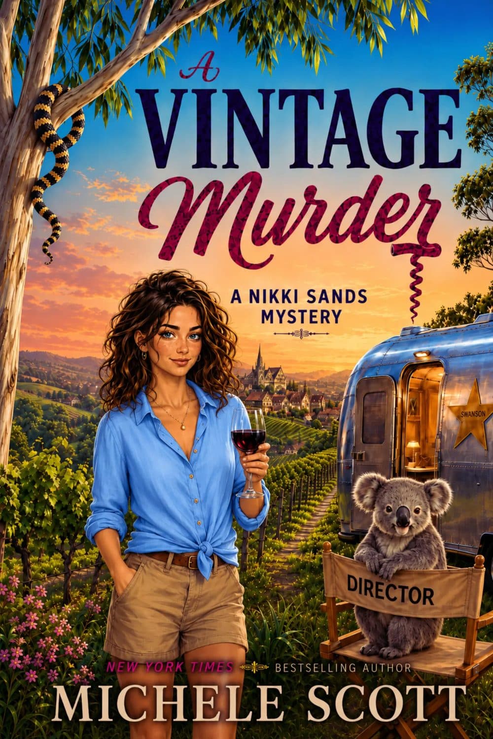 A Vintage Murder — The Nikki Sands Wine Mysteries by Michele Scott