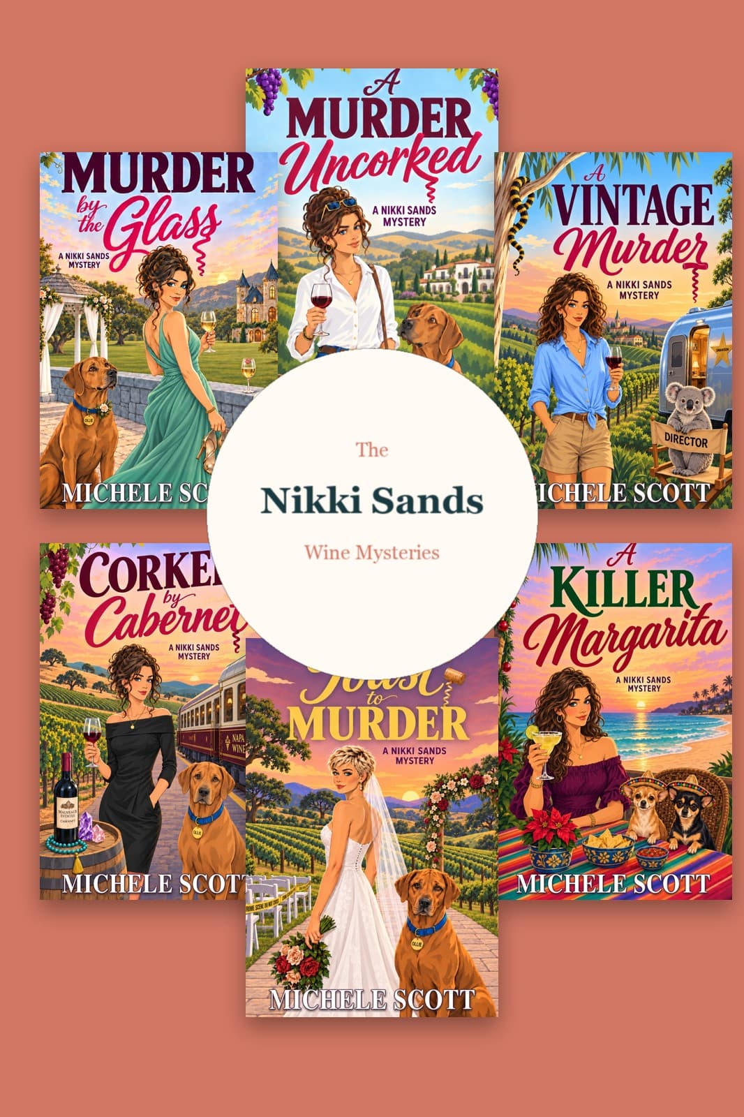 The Nikki Sands Wine Mysteries by Michele Scott